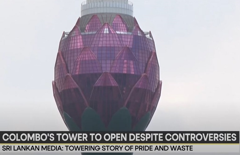 Colombo Lotus Tower Sri Lanka 350-meter tall Lotus Tower set to open in Colombo