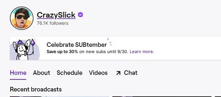 CrazySlick Career- Youtuber, Streamer