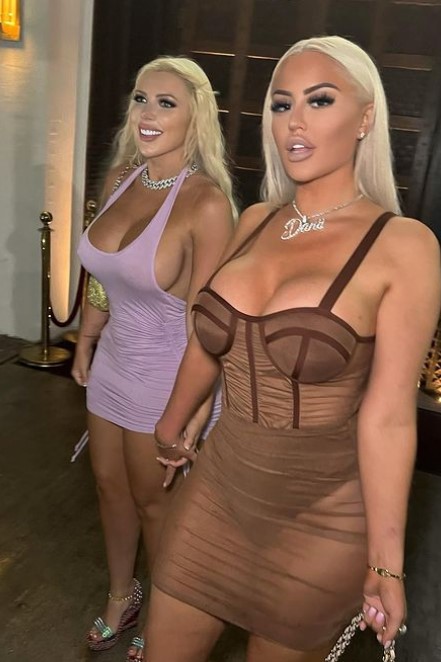 Danii Banks with her friend