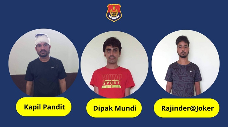 Deepak Mundi, Kapil Pandit, and Rajinder Joker (Sidhu Moosewala Murder)
