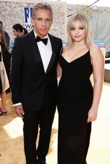 Ella Stiller was the date of her dad in Emmys 2022