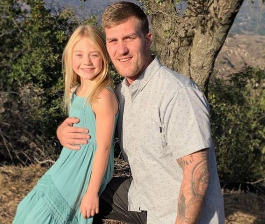 Everleigh with her real dad