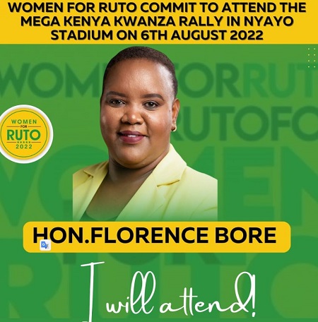 Florence Bore Career- Member of Parliament, Labour Minister