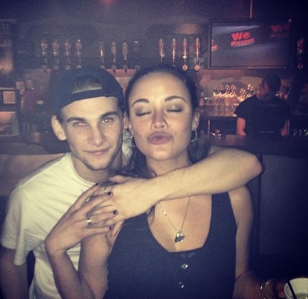 Freddie Thorp with Sophie Robertson