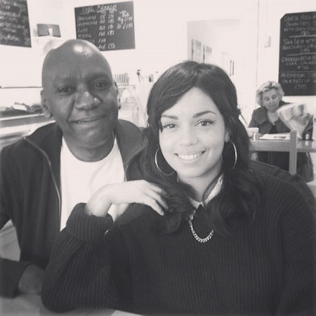 Georgina Campbell with her Jamaican descent father