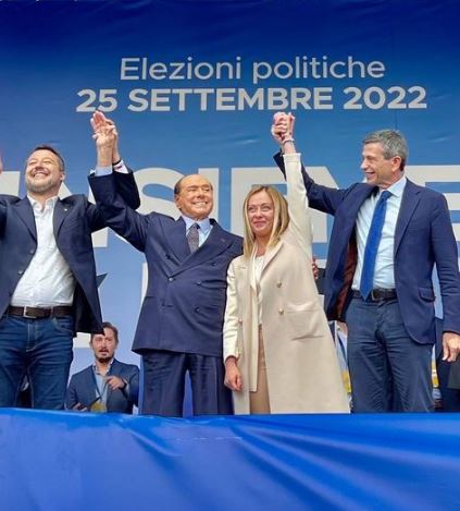 Giorgia become the first female prime minister of Italy