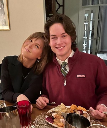 Jack Martin with his sister