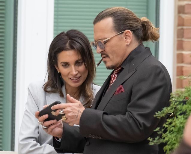 Joelle with Johnny Depp