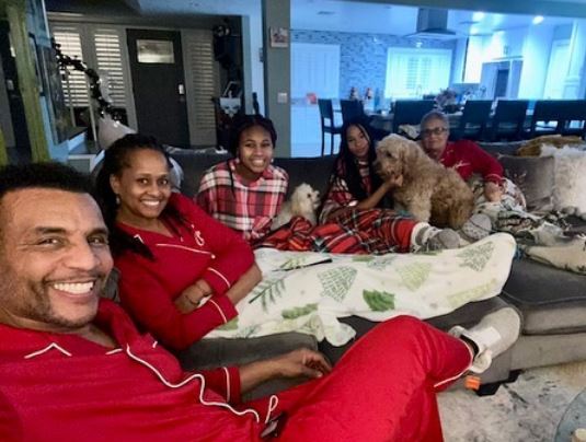 Julie with her family
