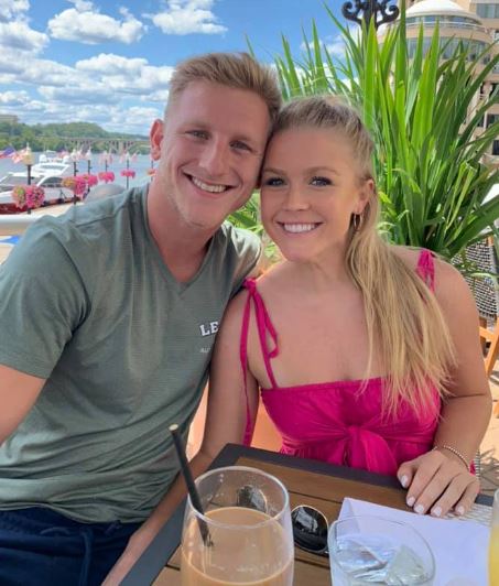 Karoline Leavitt with her boyfriend