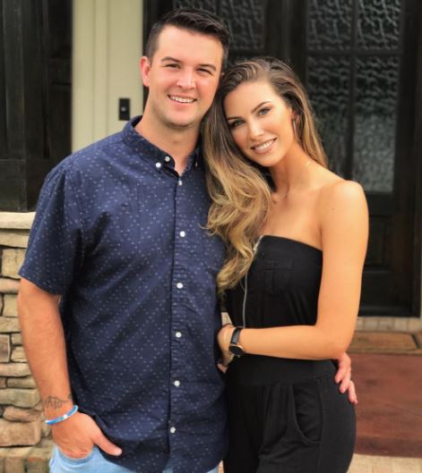 Katherine Webb with her husband