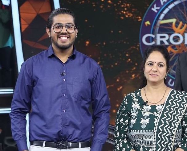 Kavita Chawla with her son
