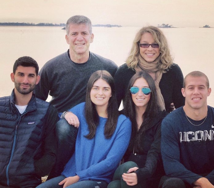 Kitt Shapiro with her husband and kids