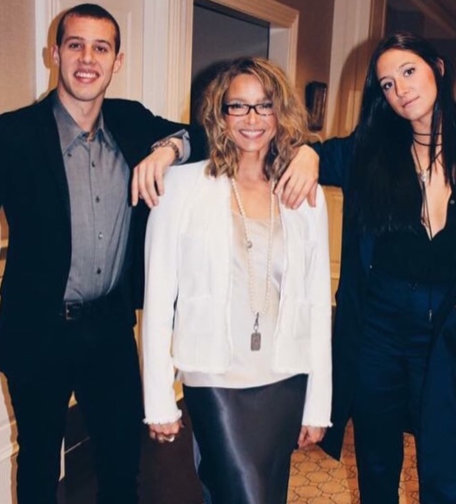Kitt Shapiro with her son and daughter