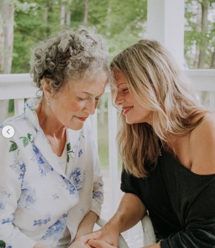 Kristen with her mother Cathy Zang