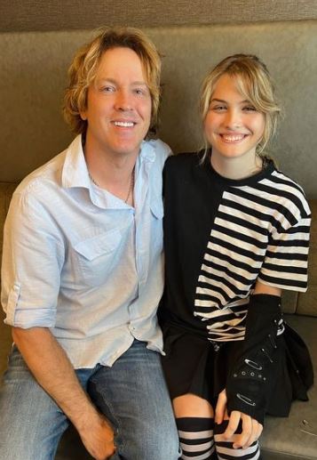Larry Birkhead with his daughter
