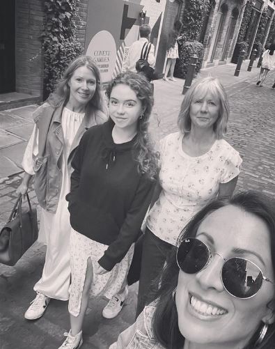 Laura with her mom and sister