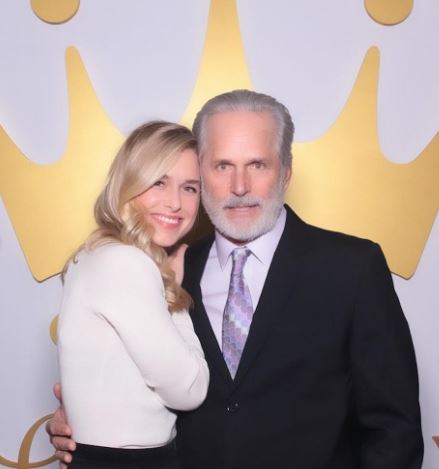 Lily Anne with her father Gregory Harrison