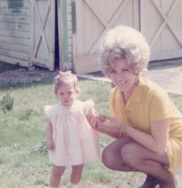 Lisa Arturo old image with her mom