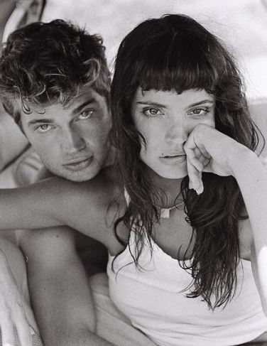 Luke and Charlbi Dean