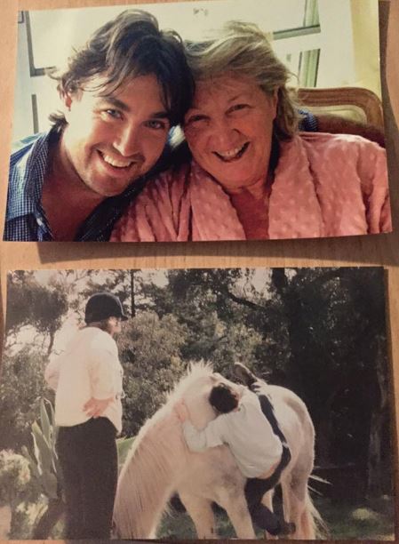 Matt and his mother Marie Wright
