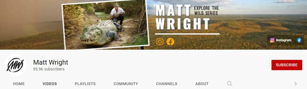 Matt's Youtube channel