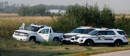Myles Sanderson car ditched by police