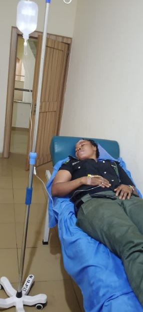Officer Teju Moses was brutally beaten by Dike Zainab