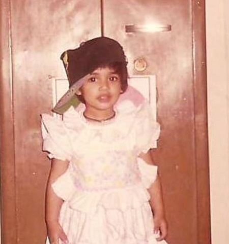 Ojasvi sharma duirng her childhood