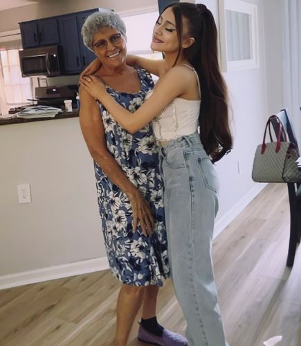 Paige with her grandmother