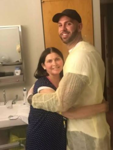 Pat Stay with his mother