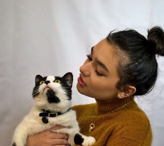 Paulina Chávez likes cats