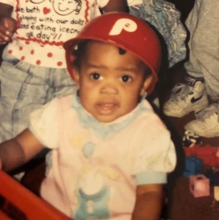 Quinta Brunson in her childhood