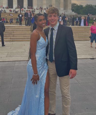 Rachel Richardson and her friend
