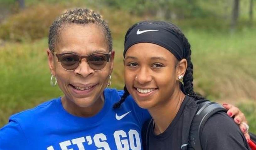 Rachel Richardson and her grandmother