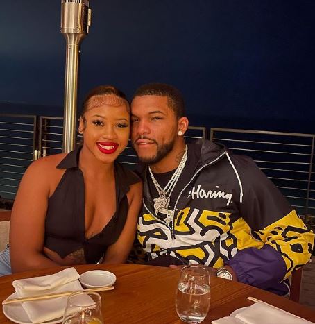 Raven Jackson with her boyfriend