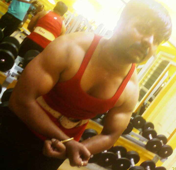 Ravi Mandya in Gym