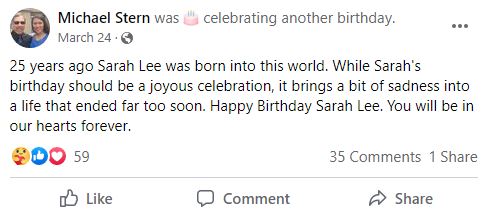 Sarah Stern birthday