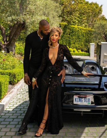 Savannah with her husband LeBron James