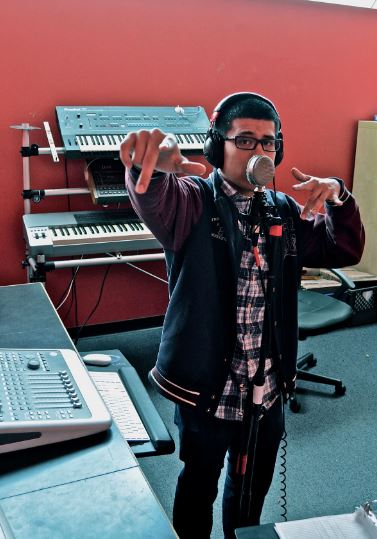 Spencer X is a beatboxer