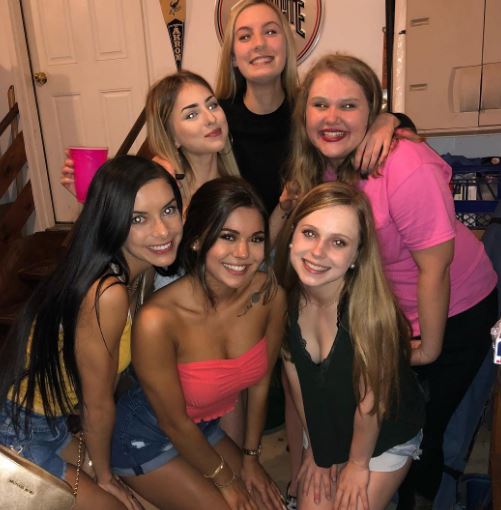 Steph with her friends