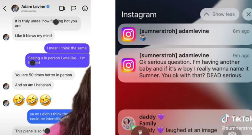 Sumner Stroh shared screenshots