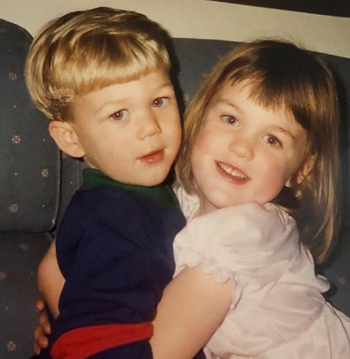 Tommy Smith old image with his sister