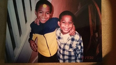 Valencia Prime with her elder brother Ryan