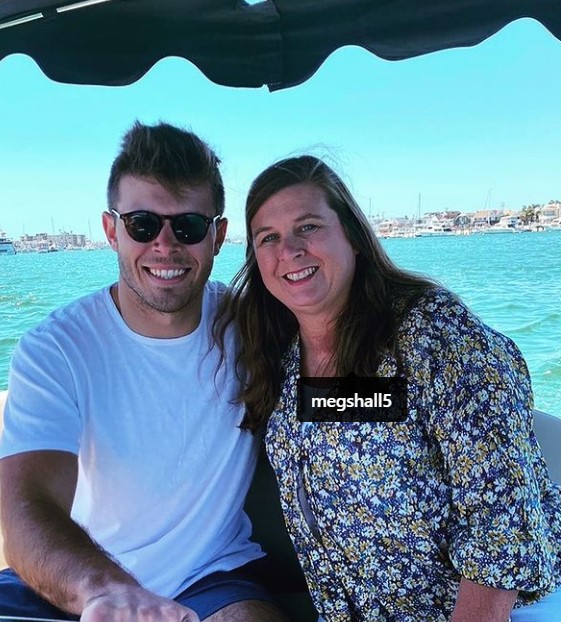 Zach Shallcross with his mother Megan Shallcross