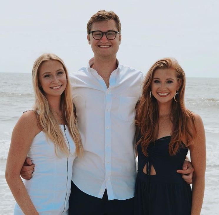 Abby Labar with her brother and sister