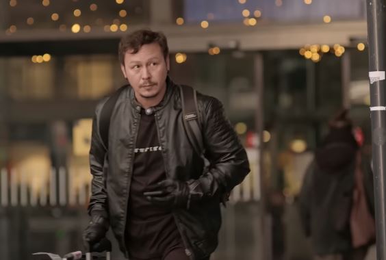 Actor Baron Geisler as Rustin