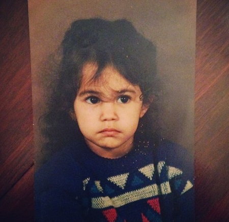 Alice Belaidi childhood picture