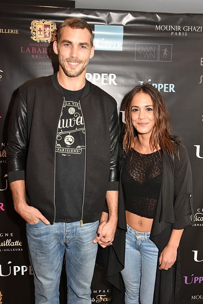 Alice Belaidi with her boyfriend