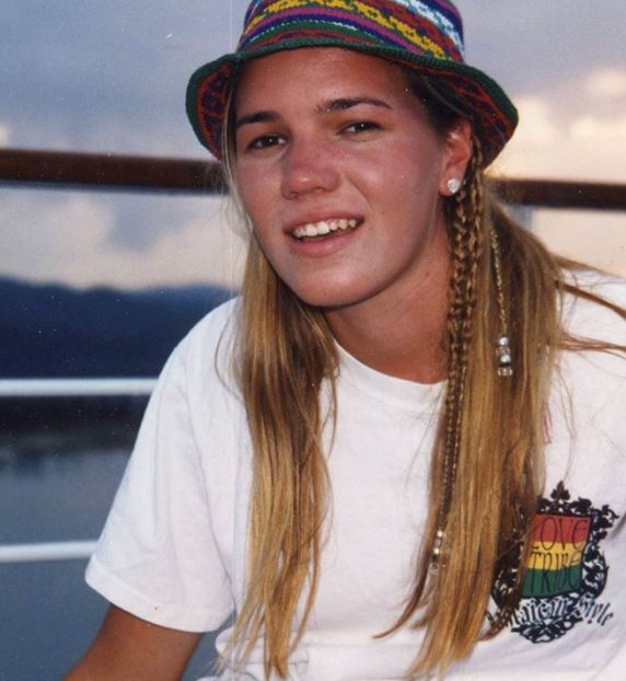 An old photo of Kristin Smart